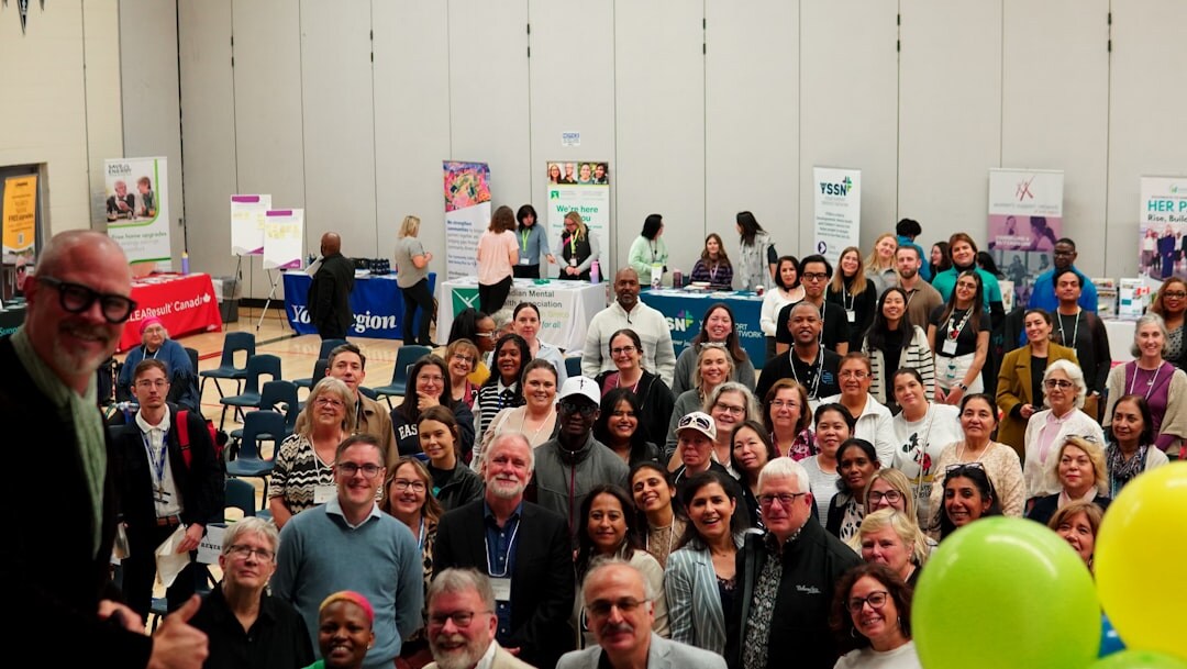 seniors at community event