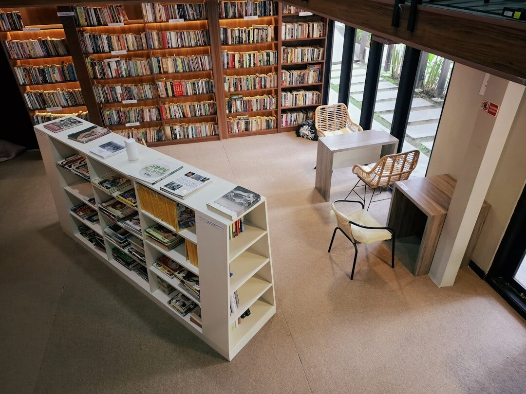 Cozy community center interior with warm lighting and comfortable seating